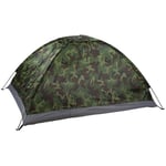 Asixxsix Two Person Tent, Camouflage Tent, Durable for Camping Hiking Outdoor Mountaineering