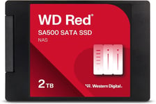 Western Digital  2 TB SA500 WD Red NAS SATA SSD  2,5" 24/7 environment