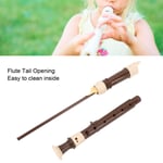 (Brown )8 Hole Recorder Detachable Soprano Recorder Musical Instrument With BLW