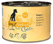 Dogz finefood Nourriture pour Chien n ° 6 Kangourou 200 g, Lot de 6 (6 x 200 g)