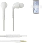 Headphones for Doogee V30 headset in ear plug white