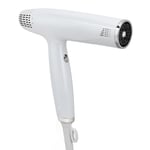 White Hair Dryer 1200W High Speed Blow Dryer Powerful Hair Blower Cool And H SLS