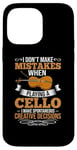 iPhone 14 Pro Max Cello Instrument Funny Playing Musical Lesson Case