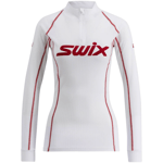Swix RaceX Classic Half Zip, superundertøy dame Bright White/Swix Red 10111-23-00036 S 2023