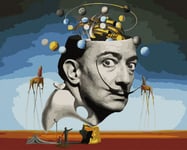 Numeromaalaus 40x50 cm. "The world of Salvador Dali"