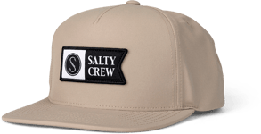 Salty Crew Men's Alpha Tech 5 Panel Sand Dune, OneSize