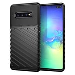 Samsung Thunder Galaxy S10 Plus kuoret - Musta