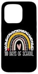 iPhone 15 Pro 100 Days Of School Teacher Rainbow 100th Day Of School Kids Case