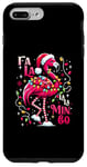 Coque pour iPhone 7 Plus/8 Plus Fa LaLa Mingo Flamingo Sapin de Noël Tropical Christmas Lights