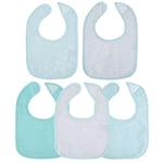 BIECO Lot de 5 bavoirs imperméables pour bébé - Bavoir pour bébé - Bavoir pour bébé - Bavoirs bebe imperméable Tablier de peinture pour enfants pour garçons et filles Bavoirs bebe naissance