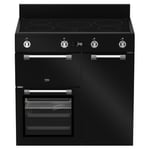 Beko Freestanding Cooker (90 cm Triple Cavity with Induction Cooktop)