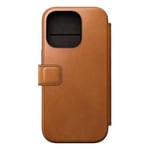 Nomad  for iPhone 16 Pro Folio Modern Leather Card Case Anti-scratch