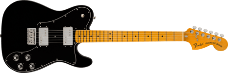 Fender American Vintage II 1975 Telecaster® Deluxe, Maple Fingerboard, Black