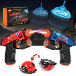 VATOS 4 in 1 Laser Tag Guns Set, Mini Pistolets Laser infrarouges pour Enfants avec OVNI Volant & Coccinelle, Multiplayer LaserTag Indoor Outdoor Game pour garçons Filles à partir de 3 Ans & Adultes