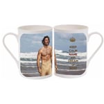 Customised Bone China Mug with image of Ross from the TV Series Poldark.