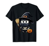 Scary Halloween Ninja Witch Hat Costume Spooky Season T-Shirt