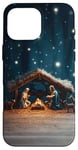 iPhone 16 Pro Max Christmas Nativity Mary, Joseph, and Baby Jesus Case