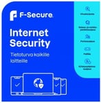 F-SECURE INTERNET SECURITY FOR ALL DEVICES  1 YEAR 10 DEVICES E-KEY (FCFYBR1N010E1)