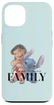 Coque pour iPhone 13 Disney 100 Anniversary Lilo & Stitch D100 Citation Ohana