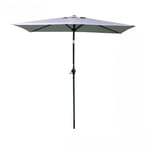 Urban Living SUNNYDAYS PARASOL VILLA VERDE 135X210CM INCLINABLE GRIS CLAIR