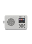 Pure Radio DAB+ portable ELAN DAB+ avec Bluetooth 5.0 (radio DAB/DAB+ et FM, écran couleur TFT, 20 stations mémoires, boutons de préréglage, prise 3,5 mm, fonctionnement sur batterie possible, USB), Stone Grey