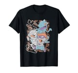 Rugrats Running From Reptar Tommy & Chuckie Retro Poster T-Shirt