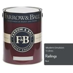 Farrow & Ball - Modern Emulsion - 5L - Railings No.31 - To Clear