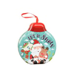 Mub- Christmas Iron Gift Box Round Cookie Candy Storage Containers Holders Boxes Christmas Tree Ornaments For Christmas Gift Design-06