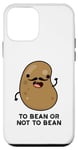 Coque pour iPhone 12 mini To Bean Or Not To Bean Funny Jeu de mots végétariens