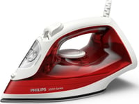 Philips 2000 Series Dst2010/40 Iron Steam Iron Non-Stick Soleplate Red, White