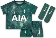 Nike Tottenham Hotspur 2024/25 Stadium Third FQ2281-380 Ensemble réplique de maillot de football 3 pièces pour bébé et enfant Vert/Bicoastal/blanc FQ2281-380, 9-12