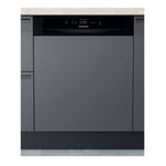 Hotpoint Semi Integrated Dishwasher - Black H3BL626BUK