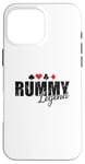 Coque pour iPhone 16 Pro Max Rummy Legend Hobby Jeu de cartes Romme