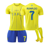 Al-Nassr FC Barnfotbollströjor 2023-2024 Nr. 7 Ronaldo 26 26 sjx 26 HOME