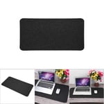 68x33cm Dark Gray Polyester Table Mouse Pad