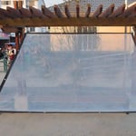 WUHX Épais Film Transparent en Plastique bordant l'isolation imperméable à la Pluie de bâche auvent pour Les Plantes de Jardin Plantes Porche Pergola et Barbecue Hangar,3 * 5m