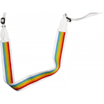 Polaroid Camera Strap Flat Rainbow White