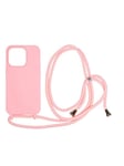 Mobile Origin Lanyard Case pink - iPhone 14 Pro