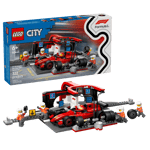 LEGO City Formule 1 Ferrari F1 monoplace Arrêts aux stands et mécanique 60443 6