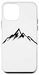 Coque pour iPhone 12 mini Montagne Motif Ski Alpinisme Randonnée Montagne