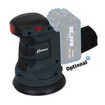 Ribimex PRBAT20/PORSB Random Orbital Sander 20 V RBAT20 Battery and Without Charger, Red and Black