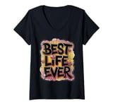 Womens Jehovah's Witness Best Life Ever JW ORG JW Gift V-Neck T-Shirt