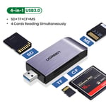 lecteur de cartes SD Micro SD TF CF MS Compact Flash,adaptateur pour ordinateur portable,accessoires pour lecteur de cartes SD,USB 3.0 - Type 4-in-1 USB3.0