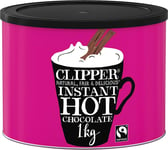 Clipper Instant Hot Chocolate 1kg Hot Chocolate Powder Bulk Buy Tub for Home