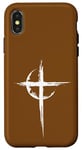 Coque pour iPhone X/XS Coque de protection pour téléphone portable Jésus sur la croix - Sweat à capuche - Croix