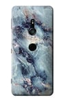 Innovedesire Blue Marble Texture Graphic Printed Case Cover For Sony Xperia XZ3