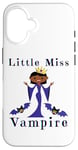 iPhone 16 Little Miss Vampire Melanin Vampires Funny Halloween Costume Case