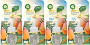 Air Wick |Island Mango|Plug In Electrical Air Freshener Refills| 19ml |Pack of 4 |