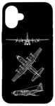 Coque pour iPhone 16 Plus Hercules Turboprop C130 Avion de transport tactique