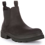 Ecco Grainer Pull On Elastic Chelsea Boot Black Mens UK 6 - 12